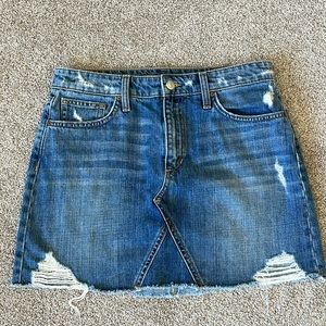Joe's Jeans, Premium Denim High Rise Mini Jean Skirt Sz 28